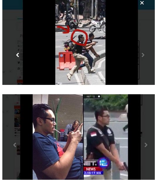 Polisi fashionable di balik serangan bom Sarinah menjadi viral  Polisi fashionable di balik serangan bom Sarinah menjadi viral