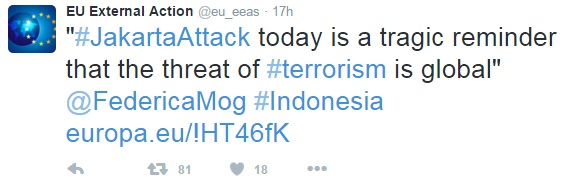 Teror Sarinah, pimpinan dunia sampaikan dukungan untuk Indonesia