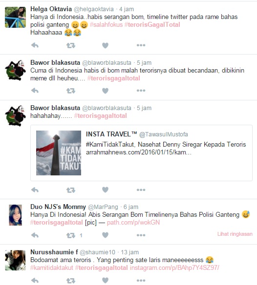 Selain #PrayForJakarta, hashtag-hashtag ini juga jadi trending topic  Selain #PrayForJakarta, hashtag-hashtag ini juga jadi trending topic