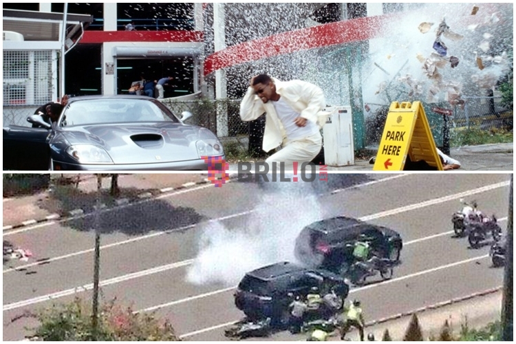 7 Aksi polisi Indonesia sergap teroris mirip aksi di film Bad Boys