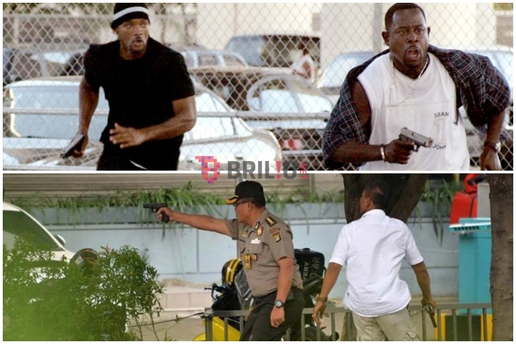 7 Aksi polisi Indonesia sergap teroris mirip aksi di film Bad Boys
