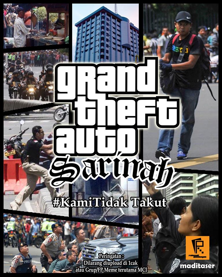 21 Meme kreatif soal aksi teror Sarinah masih bergema di media sosial 21 Meme kreatif soal aksi teror Sarinah masih bergema di media sosial