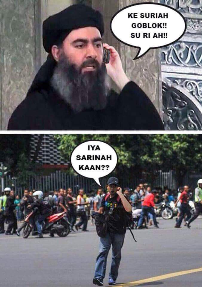 21 Meme kreatif soal aksi teror Sarinah masih bergema di media sosial 21 Meme kreatif soal aksi teror Sarinah masih bergema di media sosial