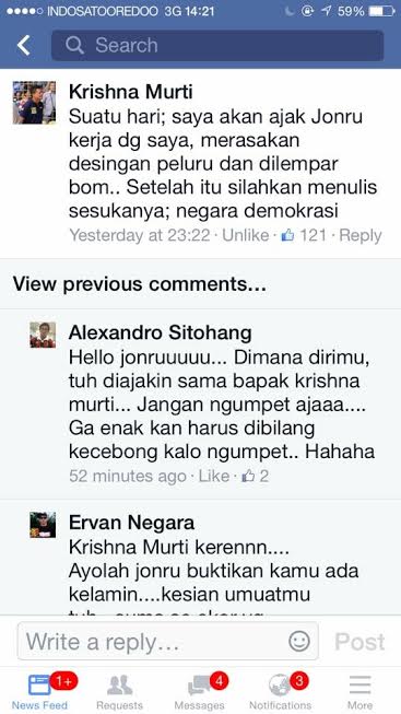 Komentar Kombes Pol Khrisna Murti soal Jonru ini sangat menohok Komentar Kombes Pol Khrisna Murti soal Jonru ini sangat menohok