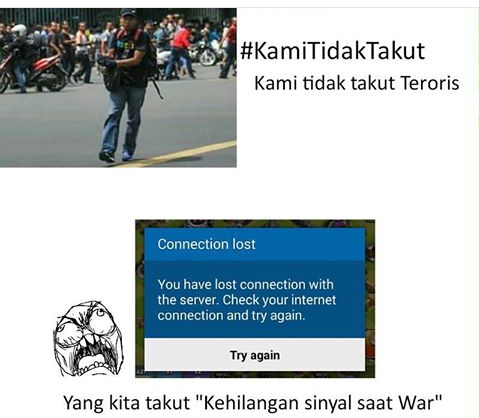 26 Meme #kamitidaktakut yang bikin senyum-senyum sendiri, kreatif!