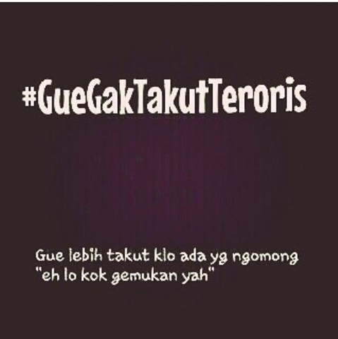 26 Meme #kamitidaktakut yang bikin senyum-senyum sendiri, kreatif!