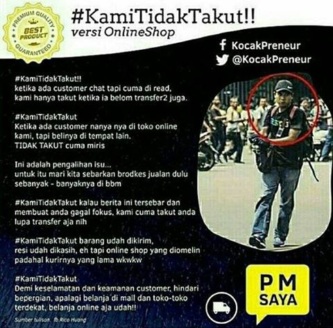 26 Meme #kamitidaktakut yang bikin senyum-senyum sendiri, kreatif!