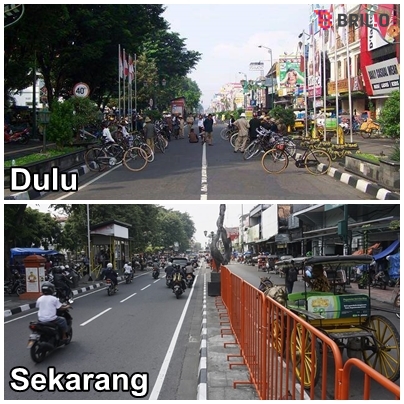 7 Potret perbedaan Malioboro dulu dan sekarang, kamu pilih yang mana?