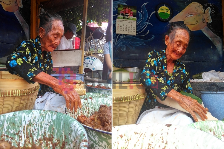 Mbah Lindu, penjual gudeg tertua dan paling digemari di Yogyakarta