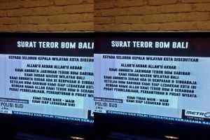 Bali dapat ancaman bom bunuh diri, dari jaringan teroris bom Sarinah?