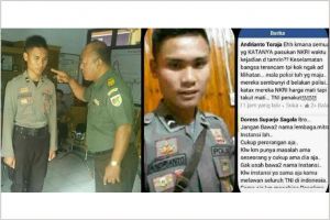 Akibat hina TNI di media sosial, Bripda Andrianto kini ditahan