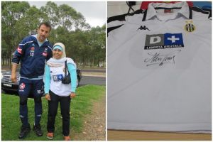 Fans berat Del Piero, Eny bisa bertemu pujaannya