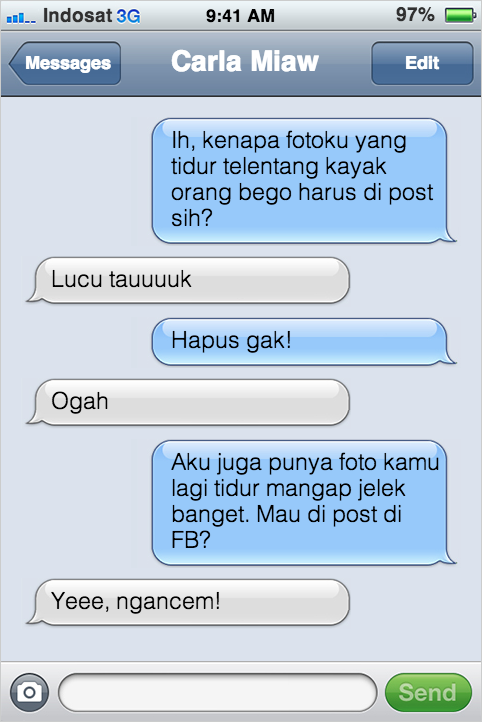 20 SMS imajiner dari kucing ini bikin ketawa ngakak, lucu abis! 20 SMS imajiner dari kucing ini bikin ketawa ngakak, lucu abis!