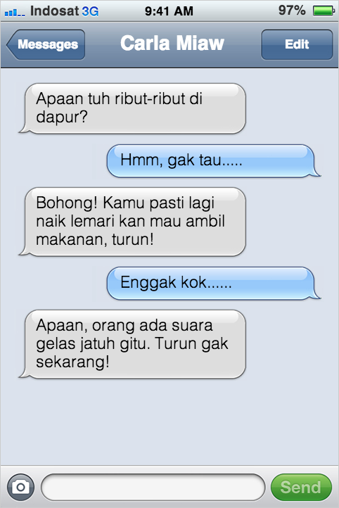 20 SMS imajiner dari kucing ini bikin ketawa ngakak, lucu abis! 20 SMS imajiner dari kucing ini bikin ketawa ngakak, lucu abis!