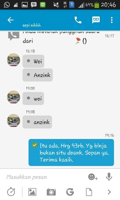 Percakapan tak sopan remaja ke penjual online ini bikin naik darah