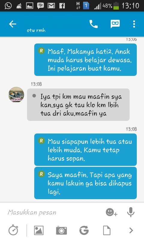 Percakapan tak sopan remaja ke penjual online ini bikin naik darah