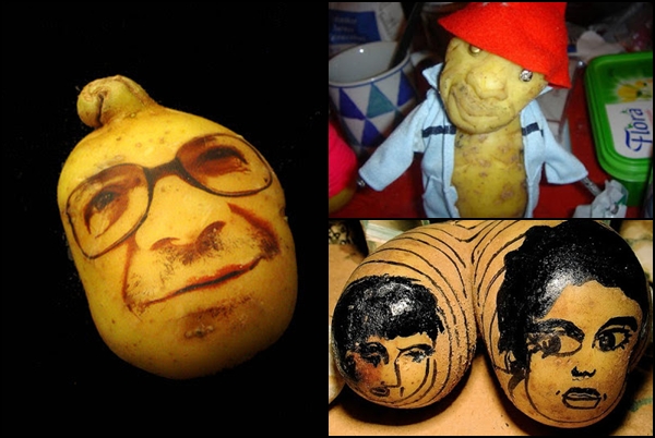 15 Kreasi wajah unik ini ternyata terbuat dari kentang, wow amazing!