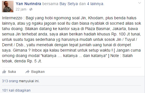Sayembara ini berhadiah Rp 100 juta & syaratnya mudah, berani coba? Sayembara ini berhadiah Rp 100 juta & syaratnya mudah, berani coba?