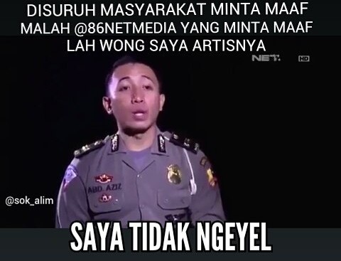 Meme saya tidak ngeyel © 2016 brilio.net