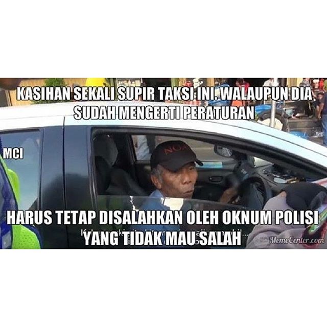 24 Meme lucu polisi tilang sopir taksi yang bikin ketawa ngakak