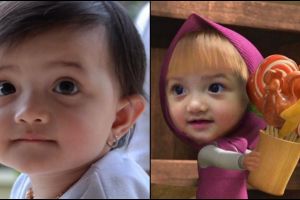 Gara-gara diedit mirip Masha and the Bear, Baby Arsy banjir pujian 