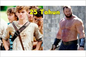 Usianya sama, tapi 17 pasang artis ini wajahnya sangat berbeda