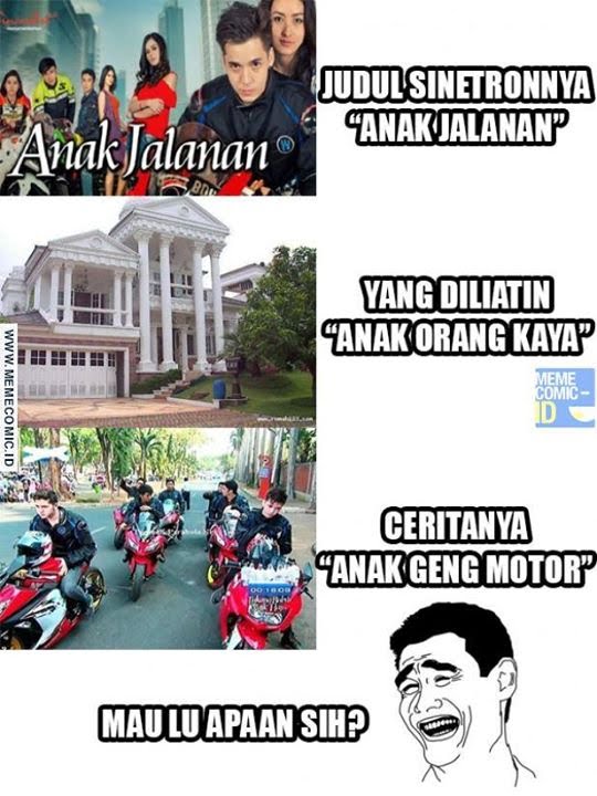 18 Meme sinetron Anak Jalanan dijamin bikin kamu emosi sendiri