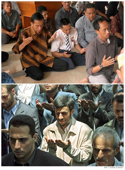 Kesederhanaan Jokowi ini disamakan netizen dengan mantan presiden Iran