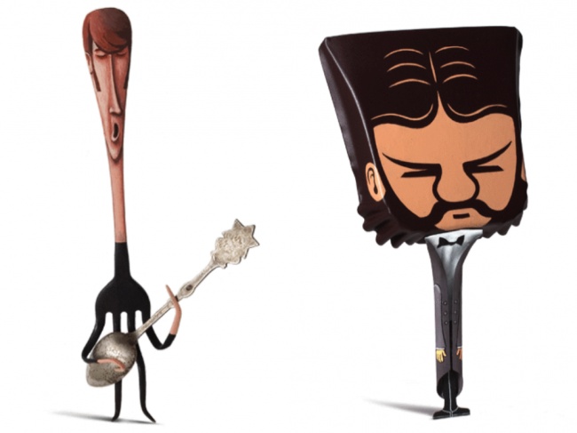 18 Karya ini dibuat di atas media benda-benda perabotan sekitar, top! 18 Karya ini dibuat di atas media benda-benda perabotan sekitar, top!