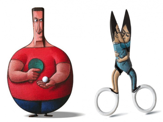 18 Karya ini dibuat di atas media benda-benda perabotan sekitar, top! 18 Karya ini dibuat di atas media benda-benda perabotan sekitar, top!