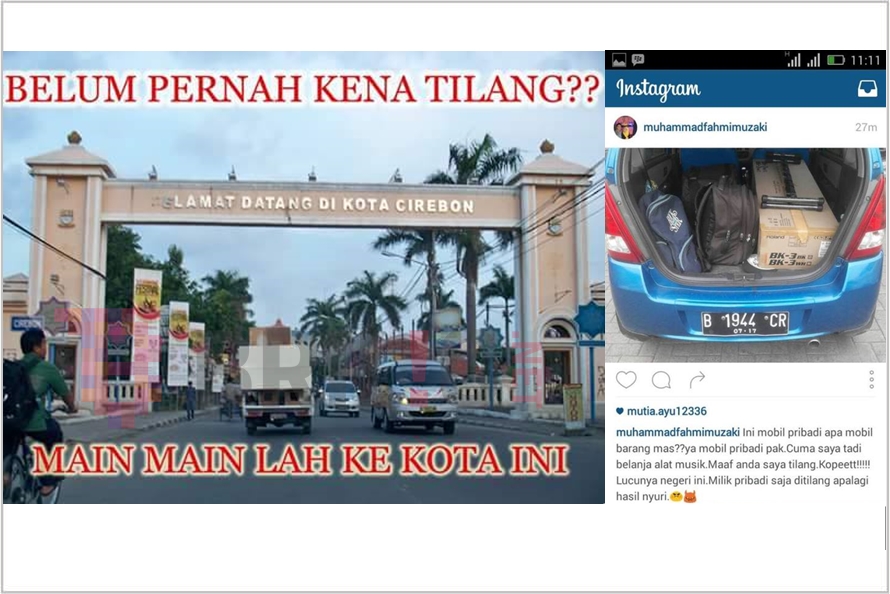 'Kota Tilang' sebutan baru untuk Cirebon, ini bukti menurut netizen