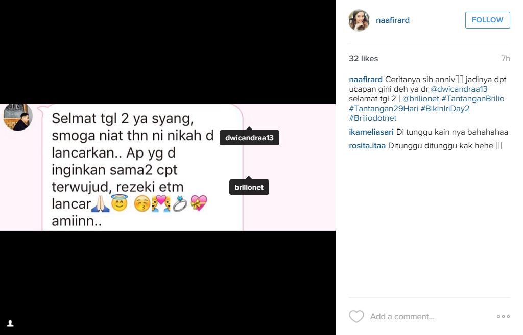 Day 3 #Tantangan29Hari, semarakkan Valentine & raih hadiahnya! Day 3 #Tantangan29Hari, semarakkan Valentine & raih hadiahnya!