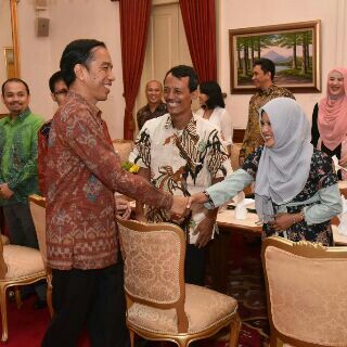 Aktif di media sosial, perempuan ini diundang Jokowi ke istana