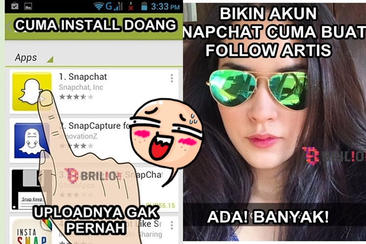 9 Meme bikin geregetan yang cuma bisa dipahami pengguna Snapchat