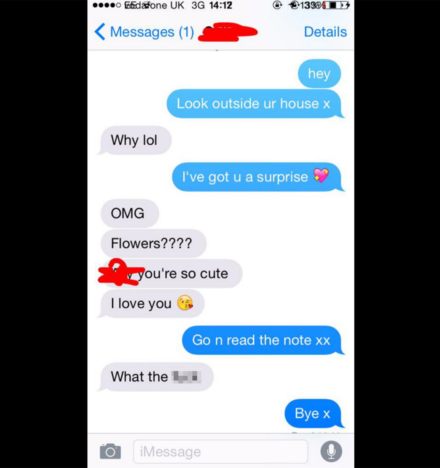 Tragis! Cowok ini putuskan ceweknya dengan kiriman karangan bunga