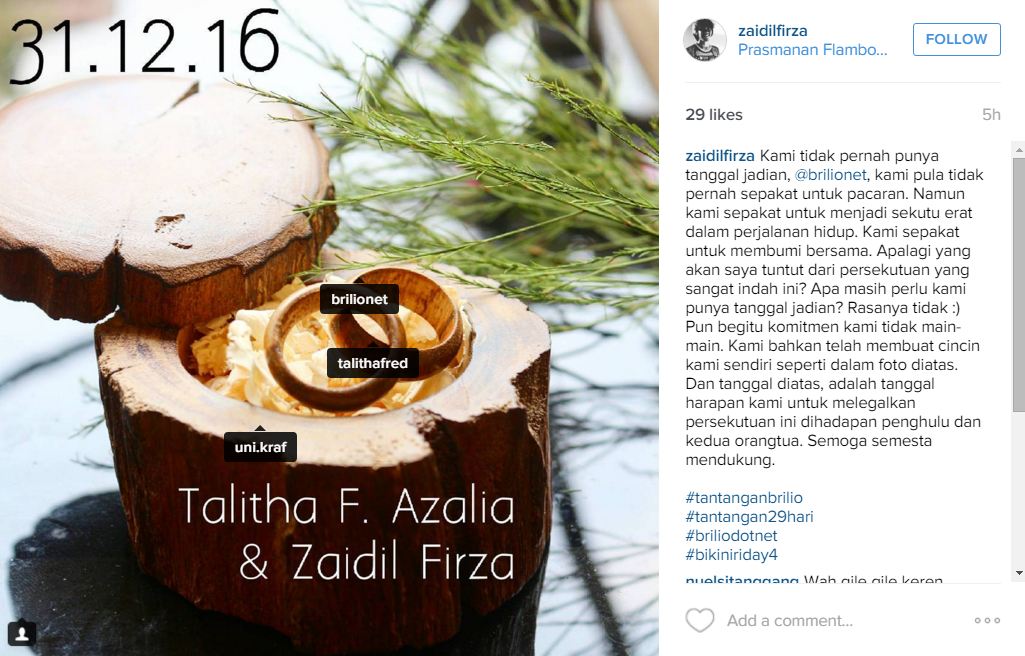 Day 5 #Tantangan29Hari, semarakkan Valentine & raih hadiahnya!