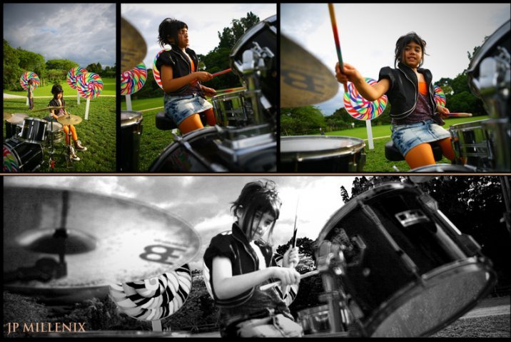 Apa kabar JP Millenix? Kini drummer cilik IMB ini makin cantik jelita