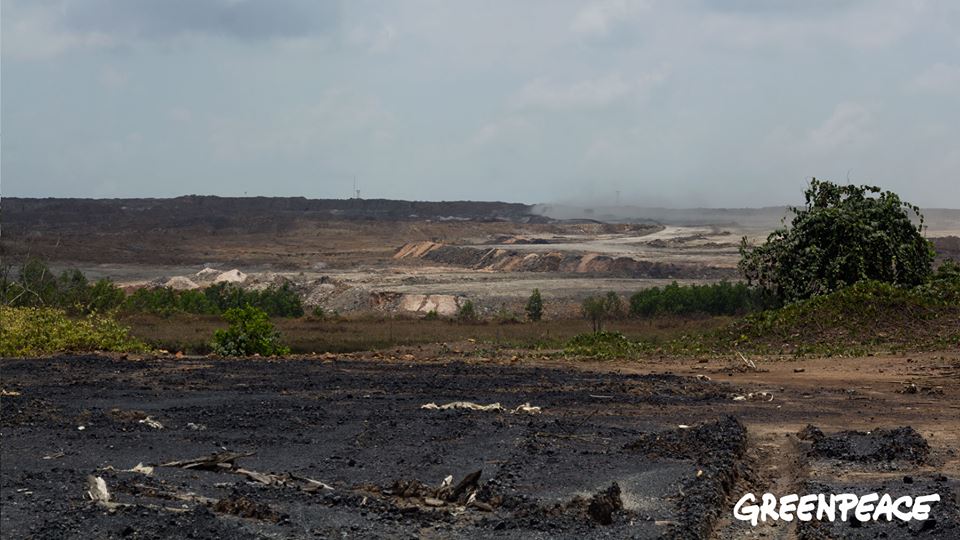 Foto-foto kerusakan alam di Kalimantan akibat tambang batubara