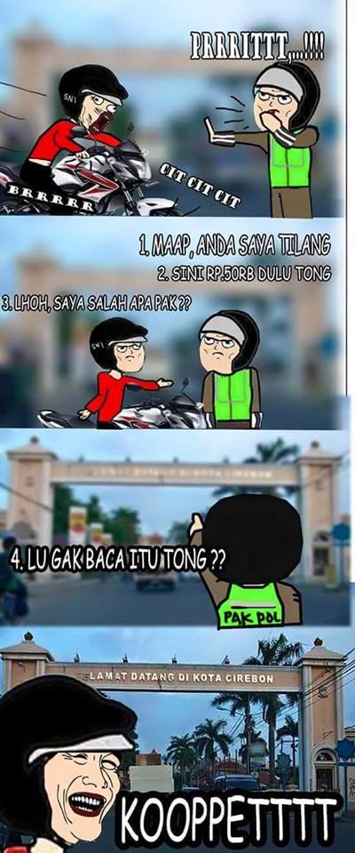 16 Meme sindir Cirebon Kota Tilang ini kocak banget bikin perut mules!