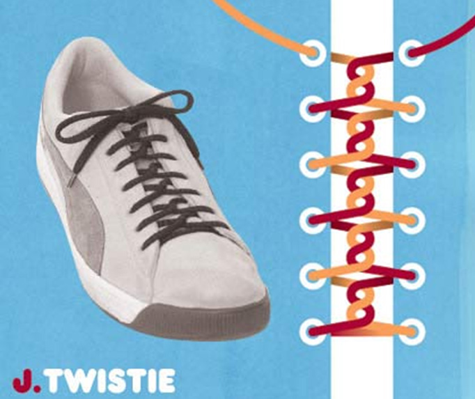 13 Cara mengikat tali sepatu antimainstream, coba deh! 13 Cara mengikat tali sepatu antimainstream, coba deh!