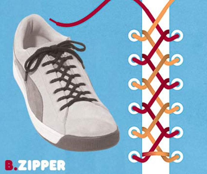 13 Cara mengikat tali sepatu antimainstream, coba deh! 13 Cara mengikat tali sepatu antimainstream, coba deh!