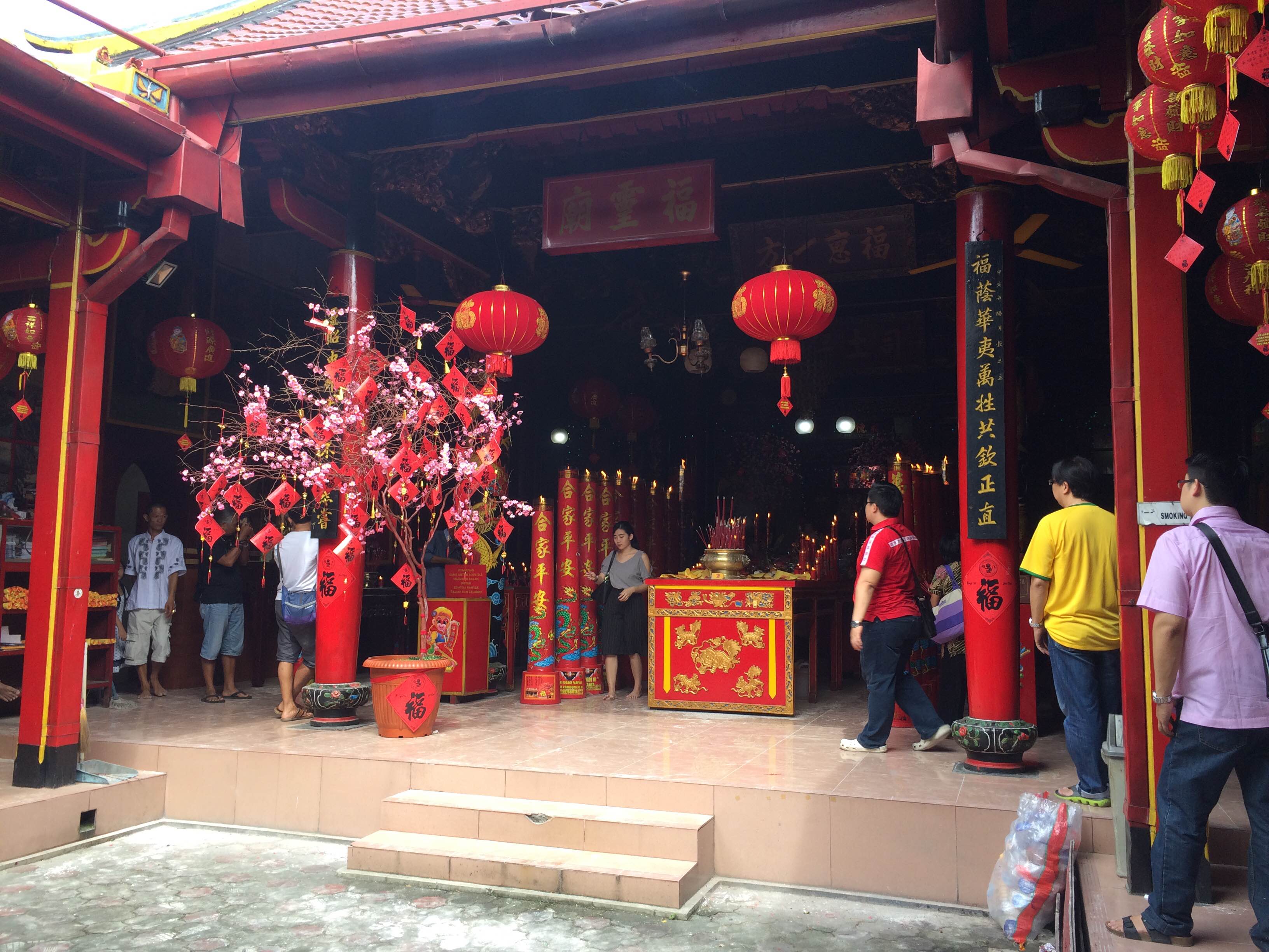 Meriahnya Imlek Monyet Api di klenteng Hok Tik Bio, gong xi fa cai!