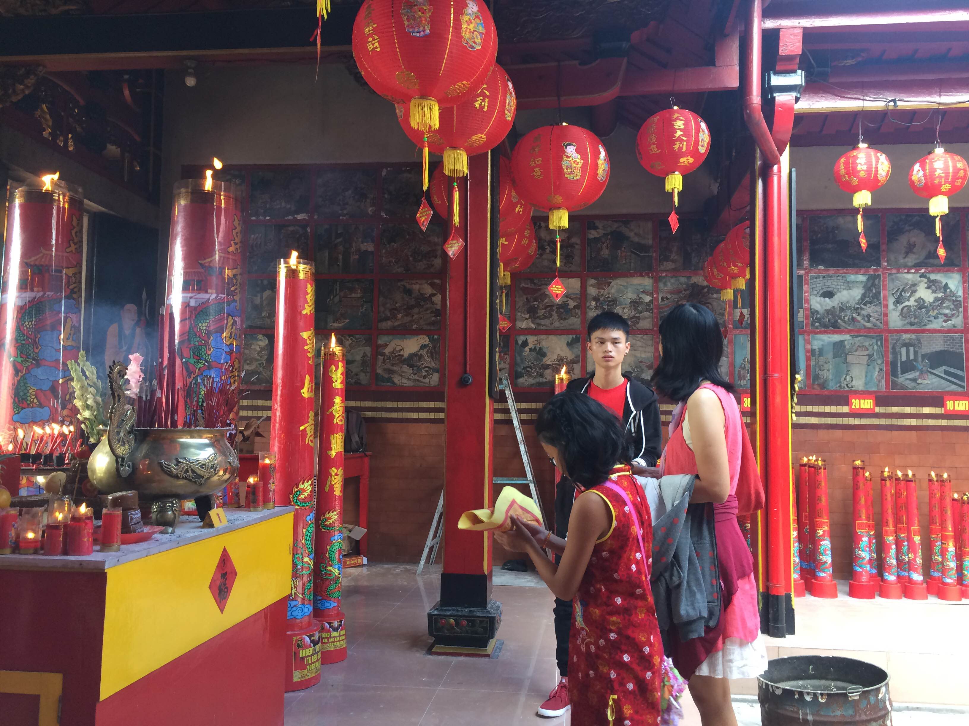 Meriahnya Imlek Monyet Api di klenteng Hok Tik Bio, gong xi fa cai!