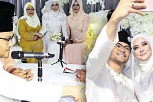Pernikahan mewah pasangan selebriti Malaysia telan dana Rp 80 miliar