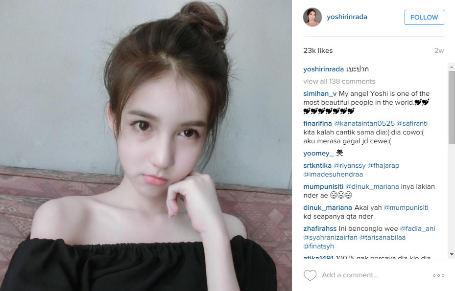 Kenalkan Rinrada Thurapan, pria yang kecantikannya kalahkan wanita!