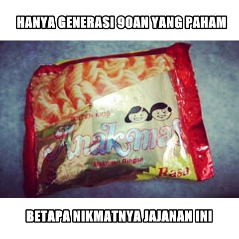 35 Meme nostalgia jajanan 90-an yang bikin senyum-senyum sendiri