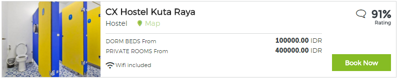 20 Penginapan di Kuta ini bertarif mulai Rp 60 ribu per malam, wow!