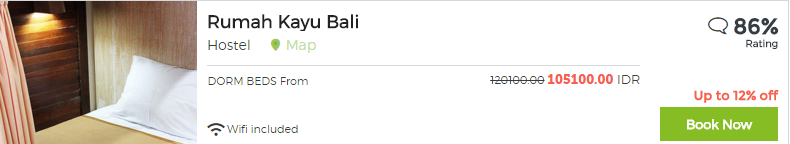 20 Penginapan di Kuta ini bertarif mulai Rp 60 ribu per malam, wow!