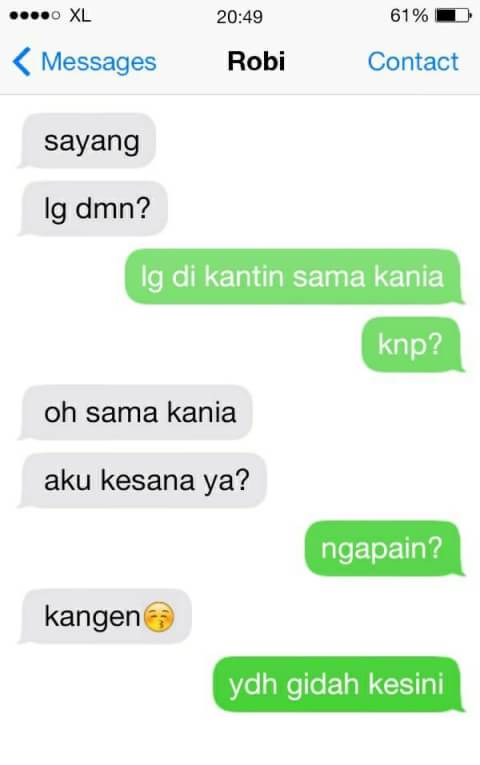 SMS 'drama' percintaan anak muda ini bikin 'baper' juga menggelikan