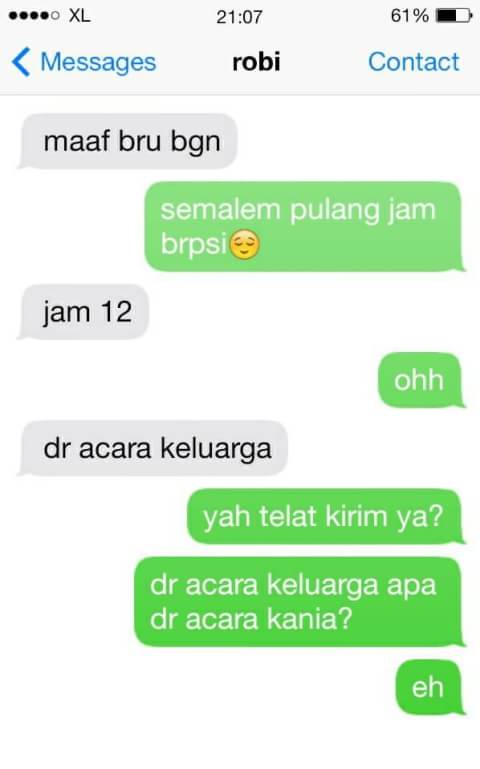 SMS 'drama' percintaan anak muda ini bikin 'baper' juga menggelikan